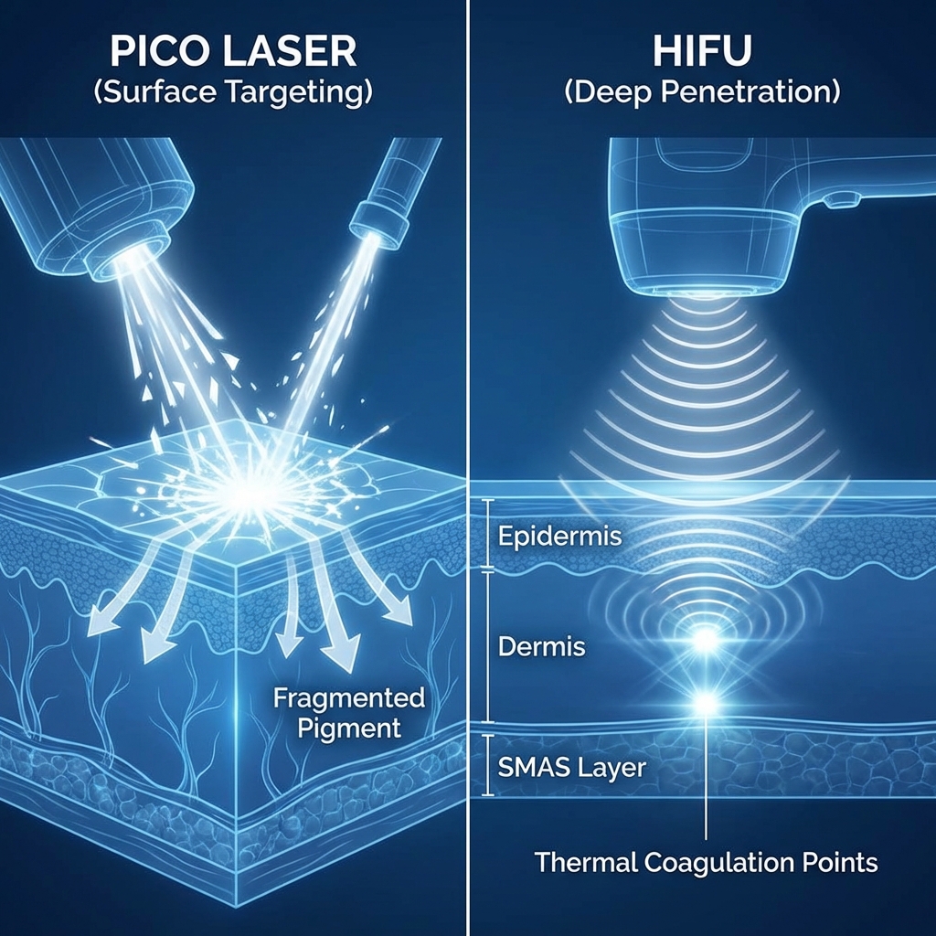 第一次做醫美，選皮秒雷射還是海芙音波比較有感？新手完整指南